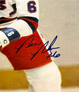 lot 17 image: Bill Baker #6 Signed 8x10 Photo 1980 Team USA Olympic Hockey Miracle on Ice