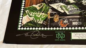lot 46B image: University of North Dakota Hockey Limited Edition Tim Cortes Artist Signed Print with COA - Numbered 7871959