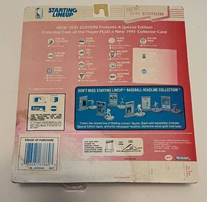 lot 7G image: Michael Jordan 1991 Kenner Starting Lineup Figure with Card and Coin - Basketball