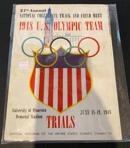 lot 38 image: 1948 US Olympic Team Official Program