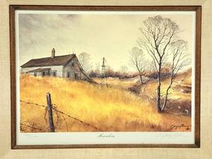 lot 68 image: Framed Forsaken Print Signed and Numbered by the Artist Gary P. Miller