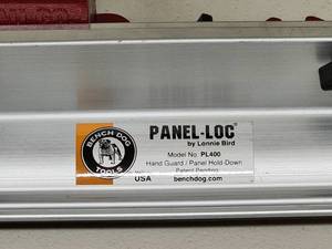 lot 101 image: Woodworking Bench Dog Tools Router Panel Lock Model PL400