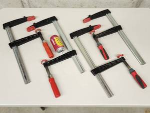 lot 102 image: (4) Assorted Bessey Woodworking Clamps