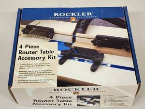 lot 113 image: Rockler (4) Piece Router Table Accessory Kit