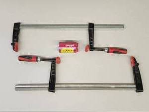 lot 116 image: (2) Assorted Bessey Woodworking Clamps