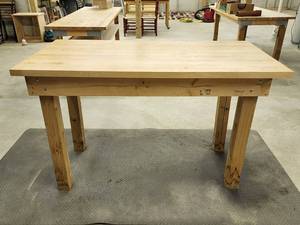 lot 115 image: Heavy Duty Wooden Workstation