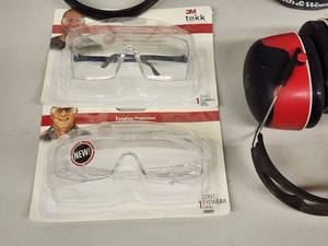 lot 152 image: Assorted Safety Glasses and Hearing Protection