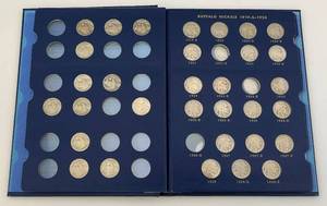 lot 10 image: Buffalo Nickels Coin Album With Misc. Buffalo Head Nickels
