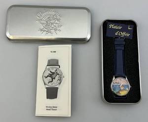 lot 16 image: Vintage Montre Metal - Metal Watch Globe Trotter TINTIN Citime Editions TC 011 (NIB)