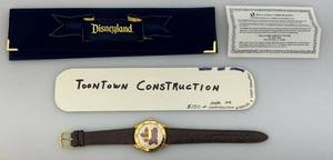 lot 17 image: RARE Disneyland (ToonTown Conctruction) Watch (NIB) ONLY MADE FOR CONSTRUCTION WORKERS & CAST MEMBERS