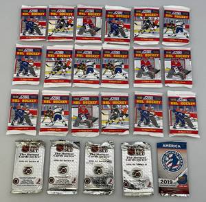 lot 94 image: Misc. Sealed Packs Of NHL Hockey  Cards