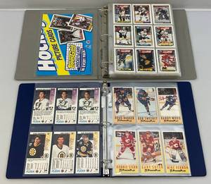 lot 103 image: Misc. Albums Of NHL Hockey Trading Cards