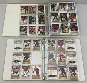 lot 104 image: Misc. Albums Of NHL Hockey Trading Cards