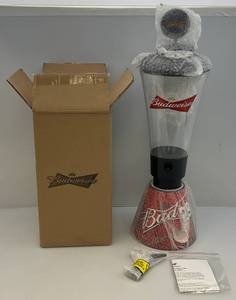 lot 125 image: Budweiser NASCAR Beer Dispenser