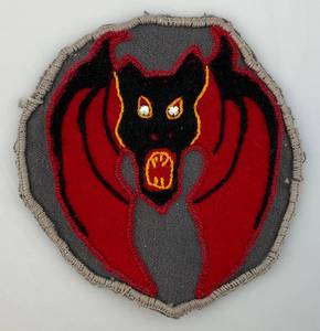 lot 72 image: Hand Sewn Wartime Squadron Patch