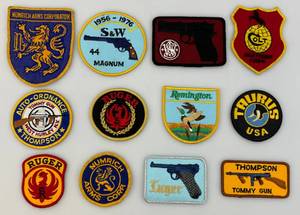 lot 74 image: Misc. Vintage Arms Maker Patches
