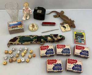 lot 143 image: Misc. Vintage Items Including Rod Carew Baseball Card & More