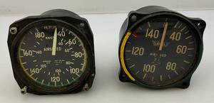 lot 164 image: Vintage  Airspeed Indicators 1 Aeronca 1 Aeromarine Inst. Co.