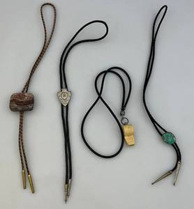 lot 175 image: Misc. Vintage Bolos & Vintage Sports Whistle
