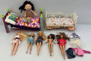 lot 177 image: Vintage Barbies & More
