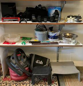 lot 204 image: Misc. Garage Items Including Shop Vac 5.5  And More