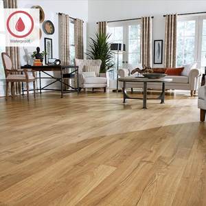 lot 72 image: Pergo Outlast Marigold Oak 12 mm T x 7.4 in. W Waterproof Laminate Wood Flooring (882 sqft)