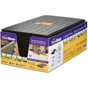 lot 93 image: Brock 20 in. x 36 in. Black Polypropylene Paver Base Panel (40)
