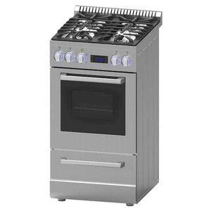 lot 155 image: Avanti Elite Series 20 in. 2.1 cu. ft. Gas Range in Stainless Steel