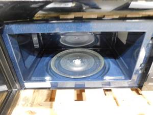 lot 42 image: Samsung Over-the-Range Microwave 2.1 cu. ft. with Wi-Fi in Fingerprint Resistant Stainless Steel