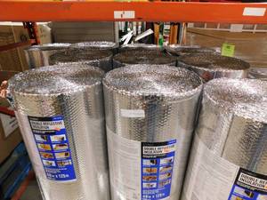 lot 121 image: (10) Everbilt 48 in. x 125 ft. Double Reflective Insulation Radiant Barrier