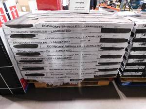 lot 133 image: NEW - IKO Architectural Laminated Shingles - Forest Grey - 56 Bundles  18.6 Square.