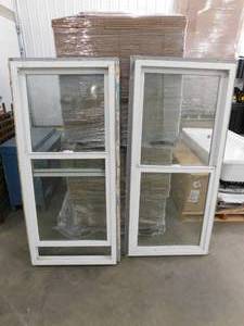 (2) 30 in. x 66 in. Anderson Vinyl Single Hung Windows