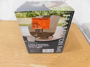 Hampton Bay Outdoor Patio Deep Seating Lounge Chair Cover (2-Pack)