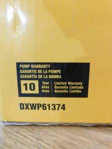 DEWALT 13 hp. Aluminum Submersible Utility Pump