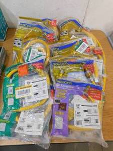 (10) Stainless Gas Supply Connection Kits for Appliances.
