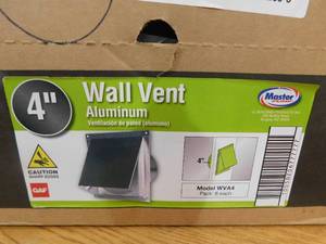 (7) Master Flow 4 in. Round Wall Vent