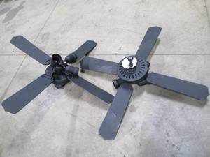 lot 41 image: 2 Black ceiling fans. Removal by ap...