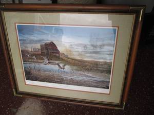 lot 21 image: Framed and numbered Terry Redline r...