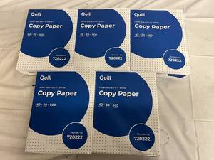 2500 Sheets of Quill Copy Paper 8.5 x 11
