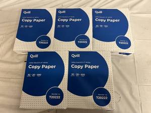 2500 Sheets of Quill Copy Paper 8.5 x 11
