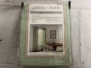 Allen and Roth 84in Light Filtering Curtains