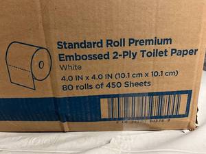 80 Rolls of Standard 2-Ply Toilet Paper