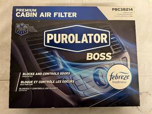 Purolator Boss Prmium Cabin Air Filter