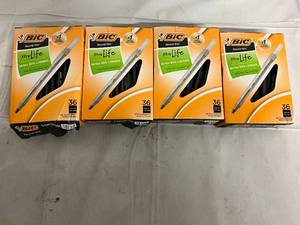 4 x 36 Packs of bic Round Stic Pens