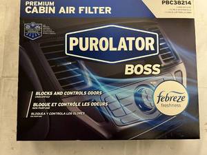 Purolator Boss Premium Cabin Air Filter