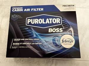 Purolator Boss Premium Cabin Air Filter
