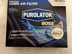Purolator Boss Premium Cabin Air Filter