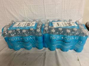 2 x 24 Packs of True Clear Purified Water Bottles