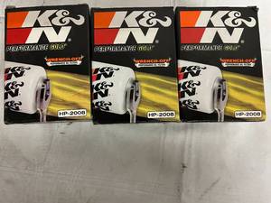 3 K&N Performance Gold Performance Oil Filters