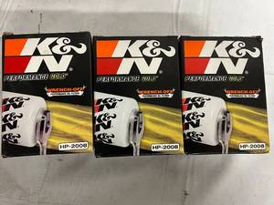 3 K&N Performance Gold Performance Oil Filters